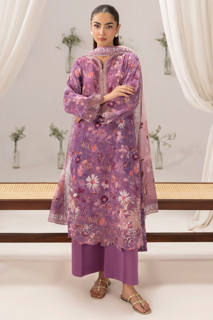 6133-JASMINE EMBROIDERED LAWN STITCHED
