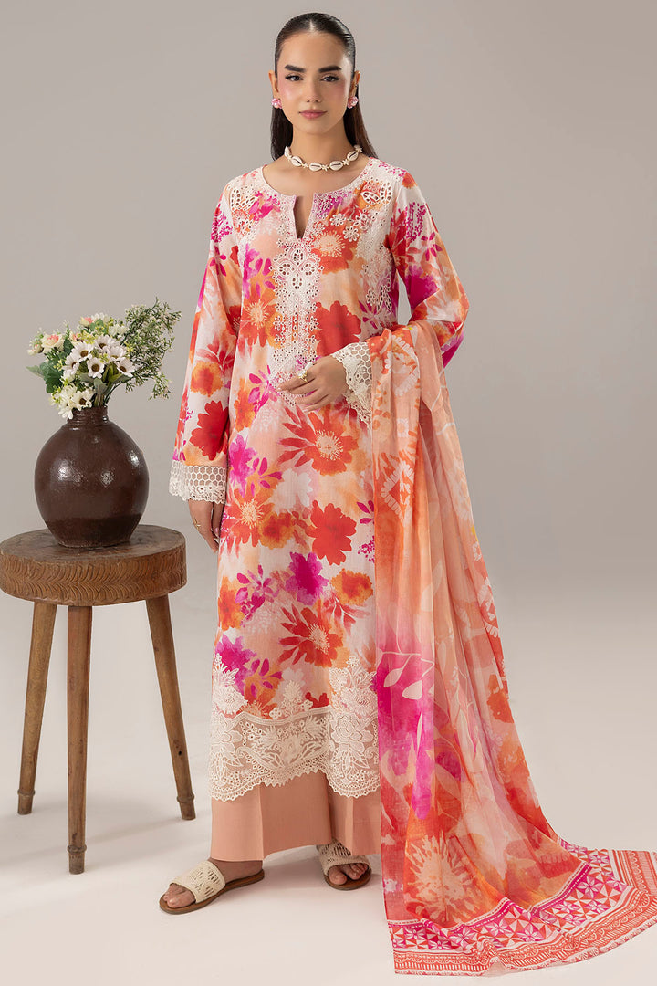 6134-FLORENCE EMBROIDERED LAWN STITCHED