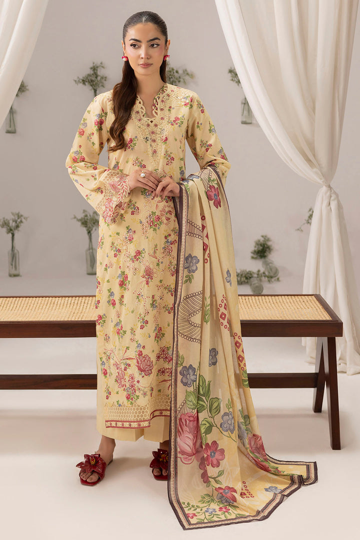 6137-LYLA EMBROIDERED LAWN STITCHED