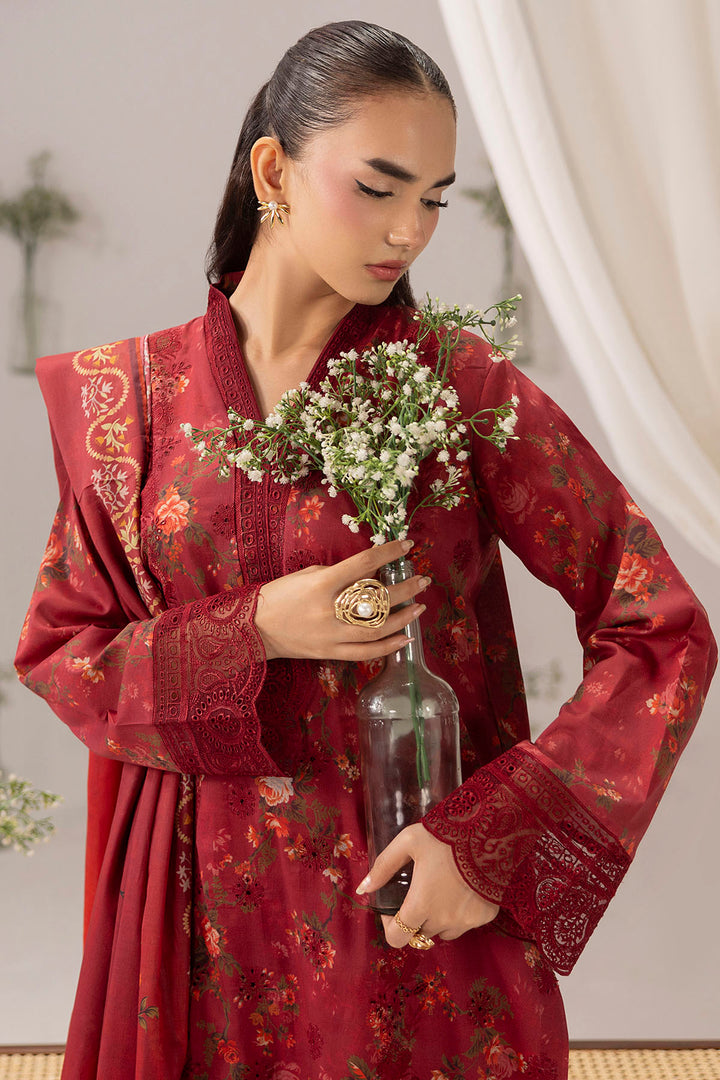 6139-WILLOW EMBROIDERED LAWN STITCHED