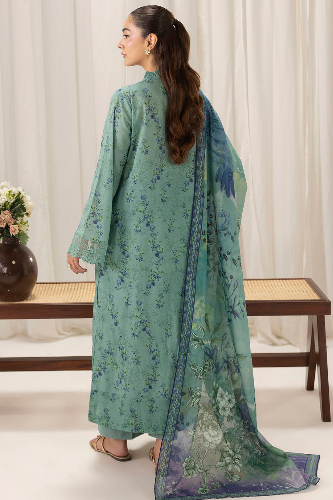 6140-EMILY EMBROIDERED LAWN STITCHED