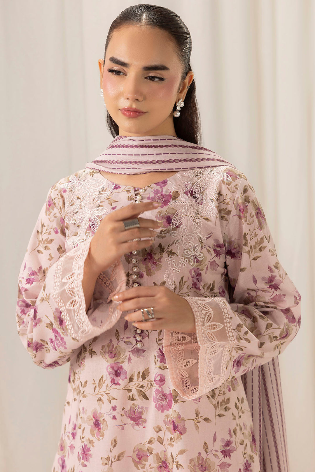 6141-EVIE EMBROIDERED LAWN STITCHED