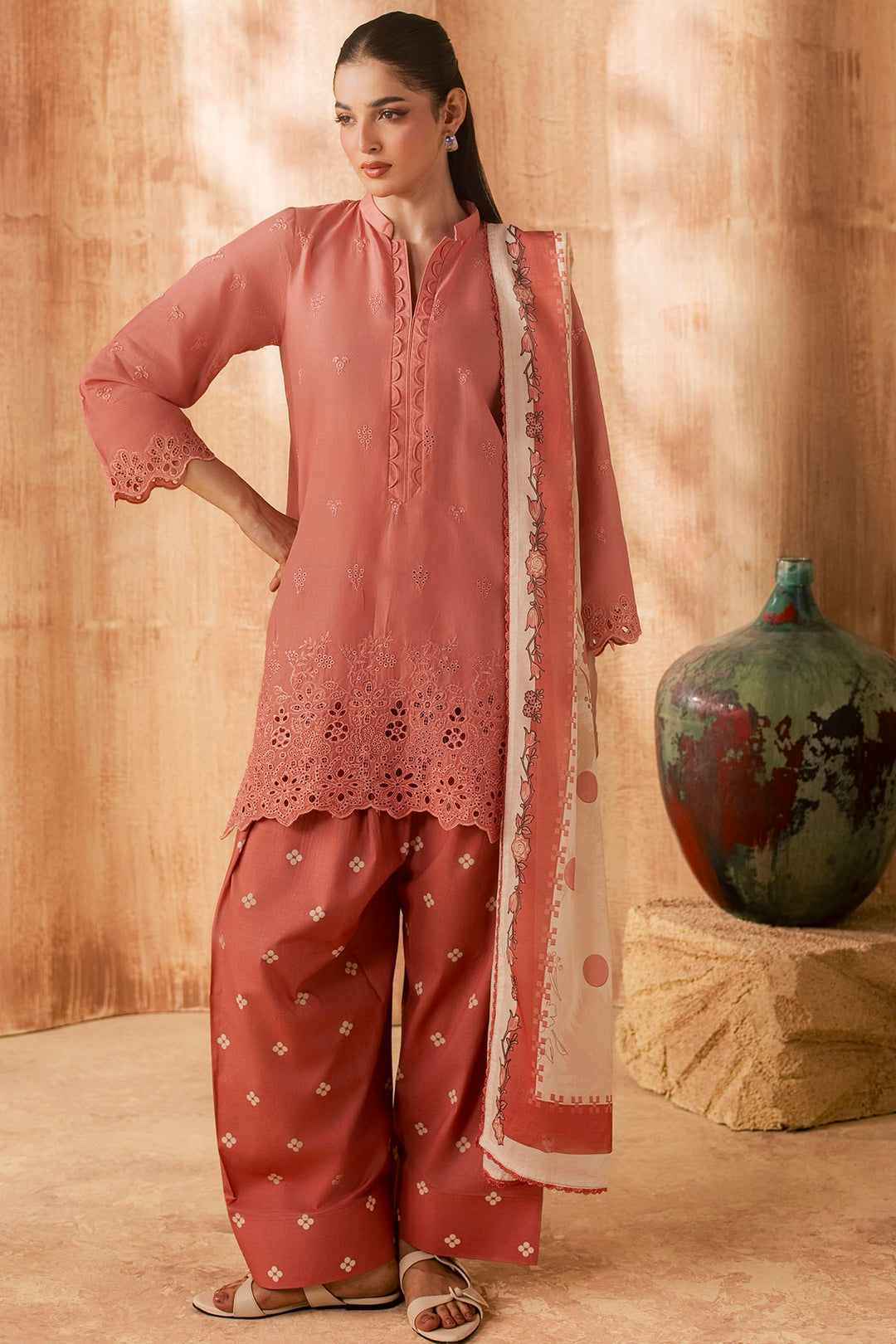 6146-PESCA EMBROIDERED LAWN UNSTITCHED