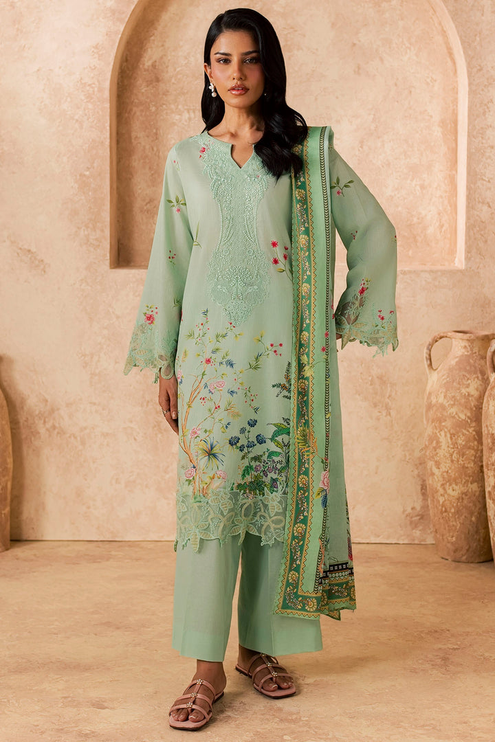 6155-LILA EMBROIDERED LAWN UNSTITCHED