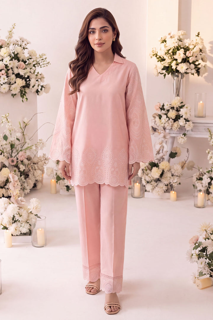 6163-ZIMAL EMBROIDERED LAWN STITCHED
