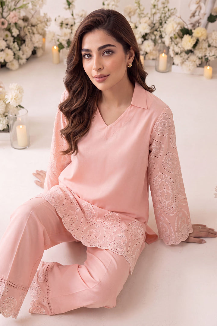 6163-ZIMAL EMBROIDERED LAWN STITCHED
