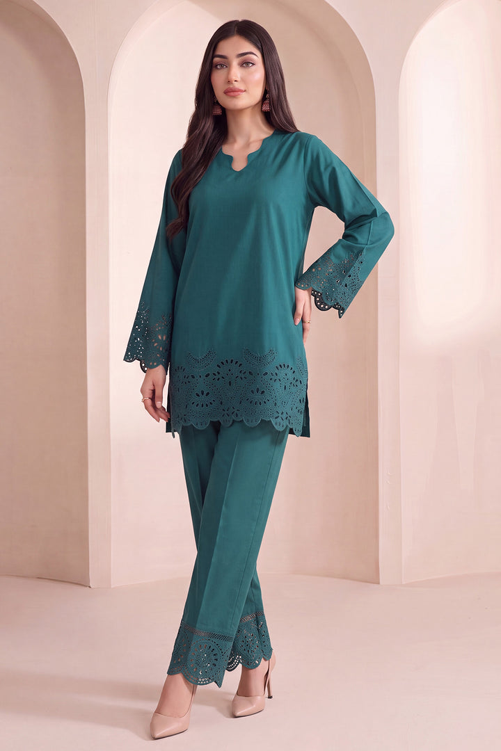 6164-HAYA EMBROIDERED LAWN STITCHED