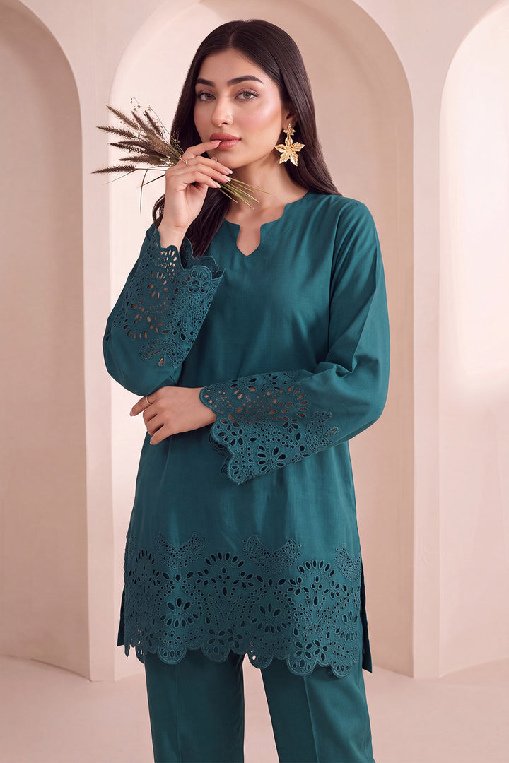 6164-HAYA EMBROIDERED LAWN STITCHED