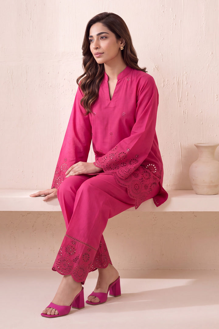 6165-ARZA EMBROIDERED LAWN STITCHED