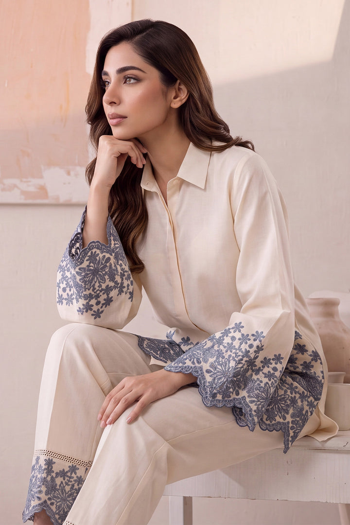 6168-YASHFA EMBROIDERED LAWN STITCHED