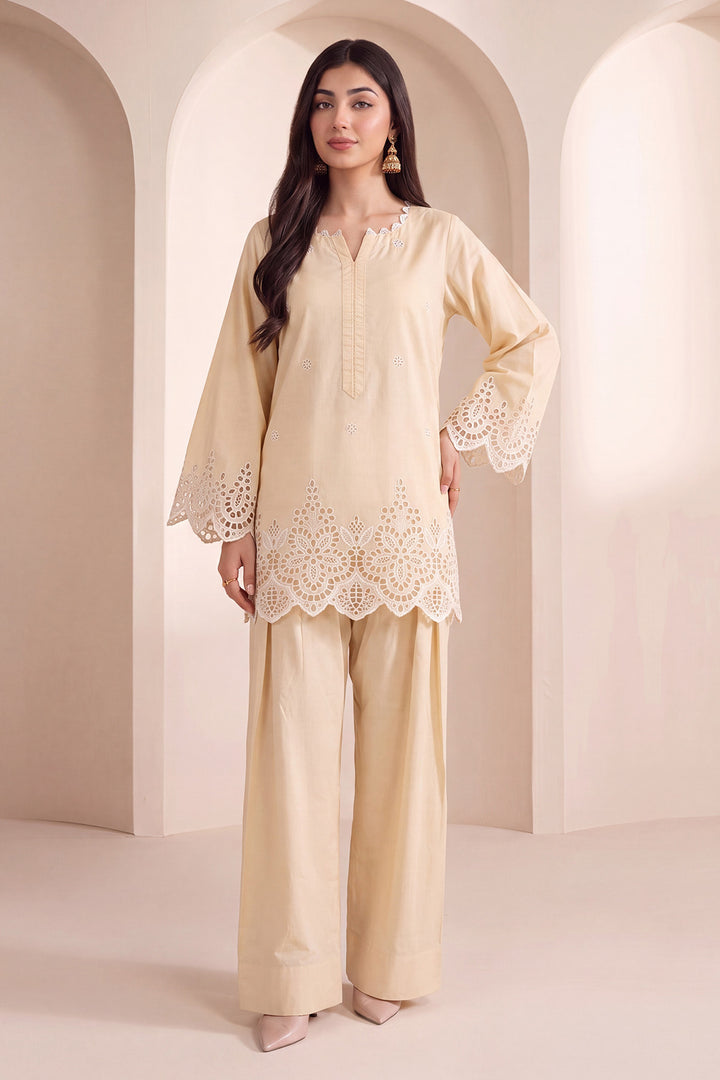 6170-HEDAYA EMBROIDERED LAWN STITCHED