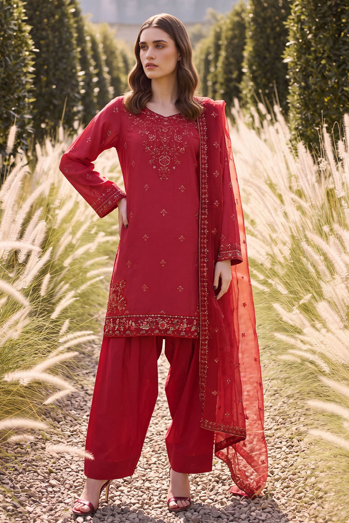 6178-ZYRA EMBROIDERED CAMBRIC STITCHED