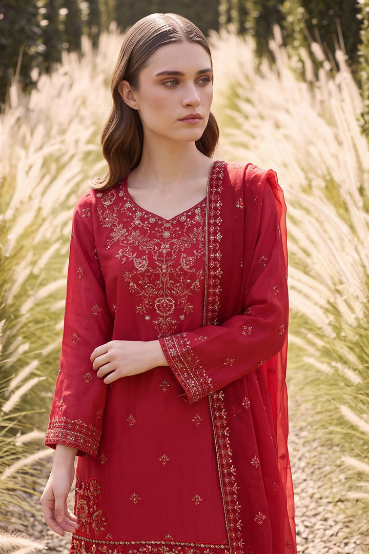6178-ZYRA EMBROIDERED CAMBRIC STITCHED