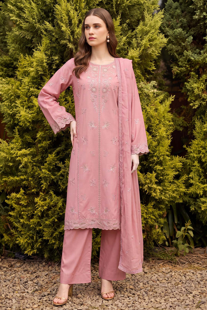 6179-AIRA EMBROIDERED CAMBRIC STITCHED