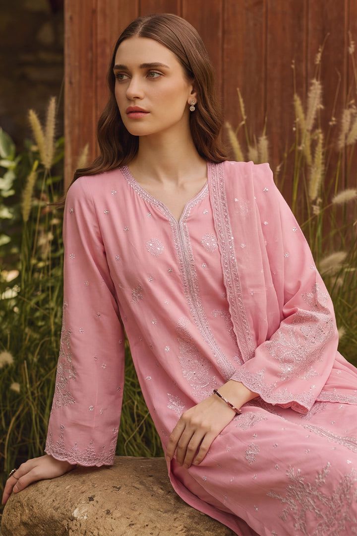 6181-ELIANA EMBROIDERED CAMBRIC STITCHED