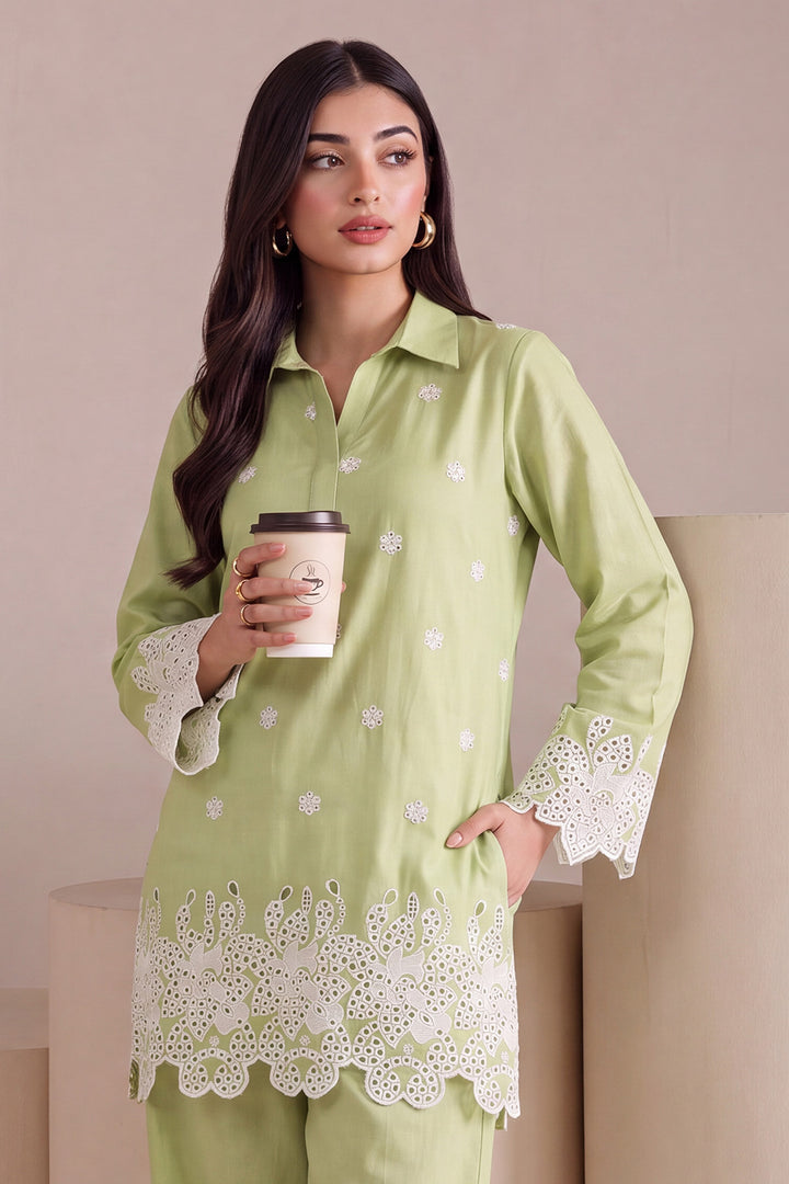 6183-HANEEN EMBROIDERED LAWN STITCHED
