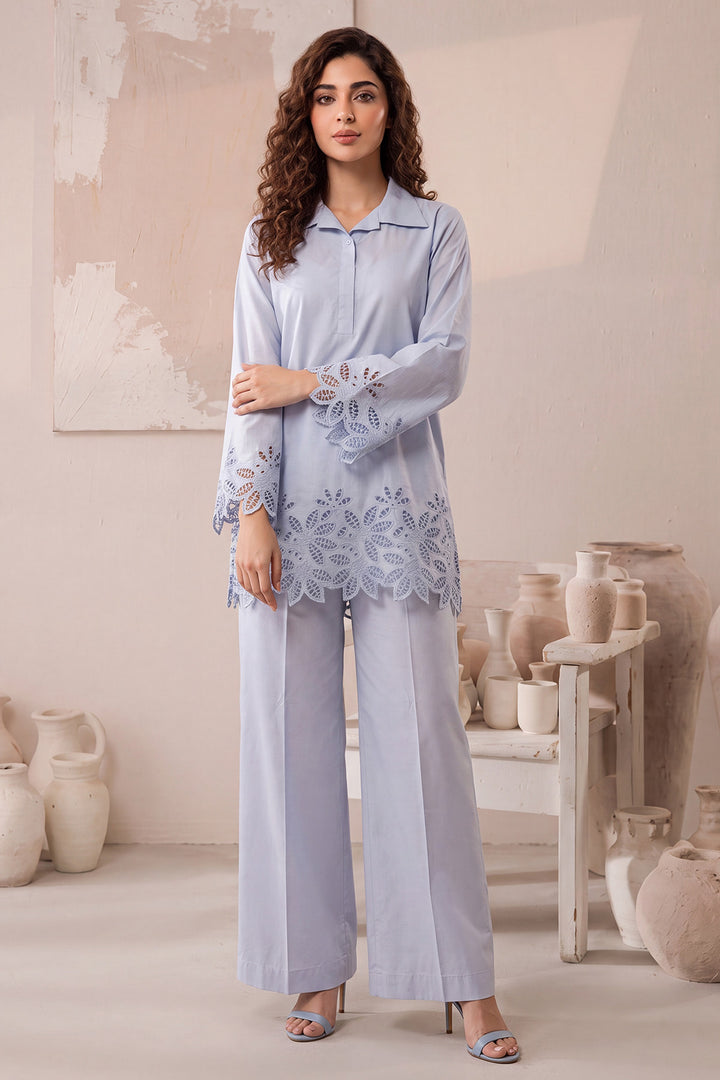 6184-YOUSHA EMBROIDERED LAWN STITCHED
