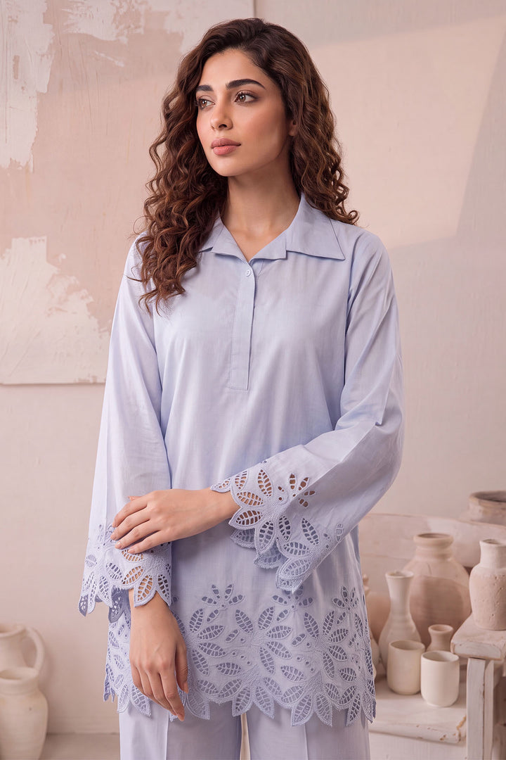6184-YOUSHA EMBROIDERED LAWN STITCHED