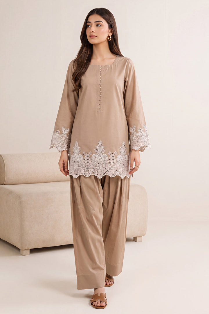 6185-ILANA EMBROIDERED LAWN STITCHED