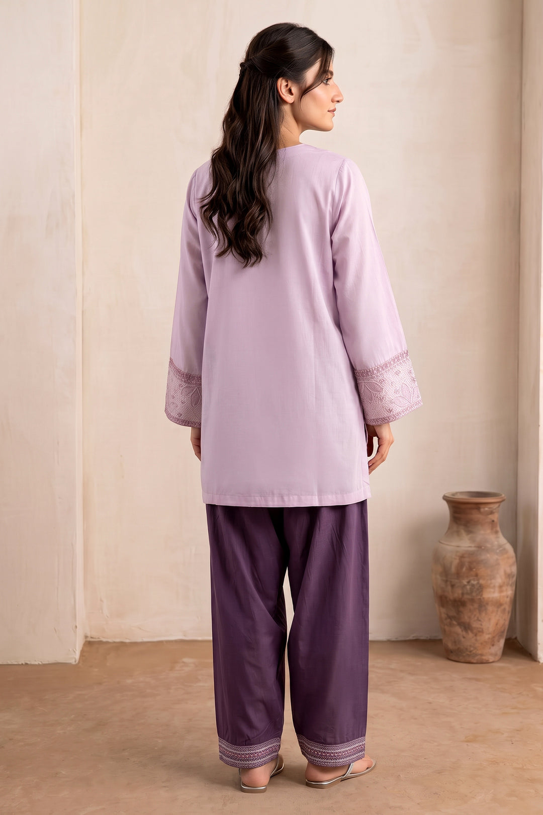 6230-SARAH EMBROIDERED LAWN STITCHED