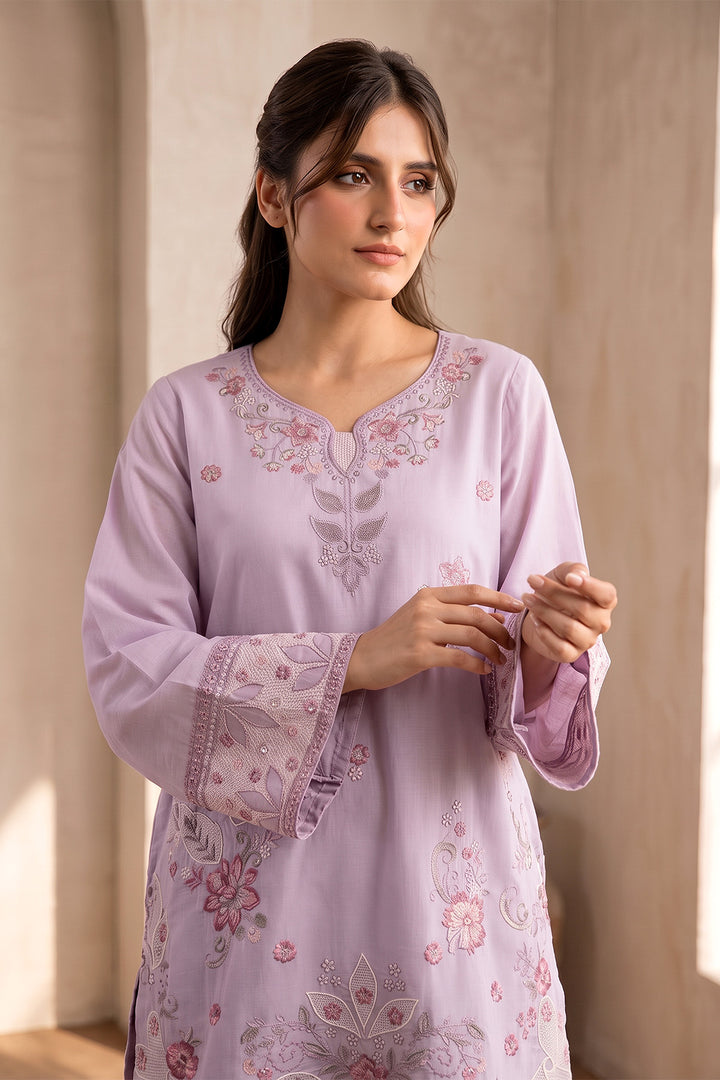 6230-SARAH EMBROIDERED LAWN STITCHED