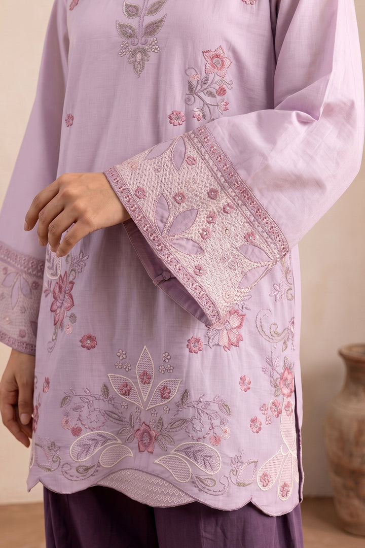 6230-SARAH EMBROIDERED LAWN STITCHED