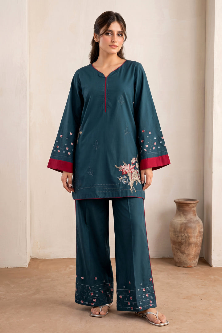 6233-MAYA EMBROIDERED LAWN STITCHED