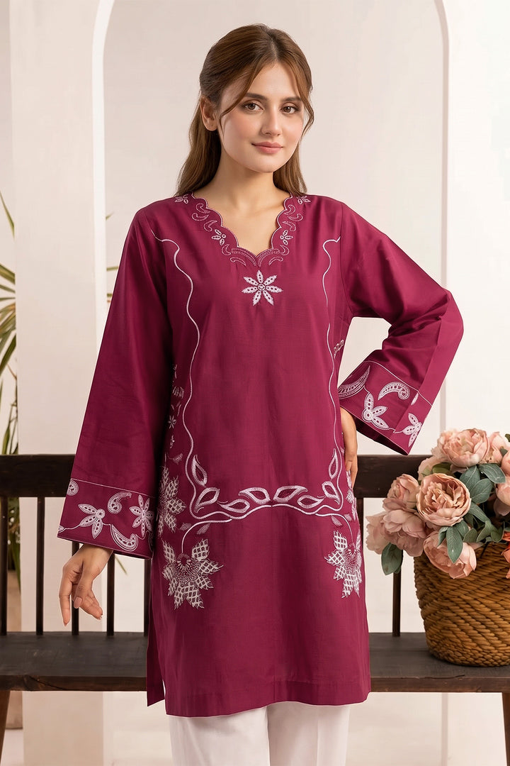 6236-MARIA EMBROIDERED LAWN STITCHED