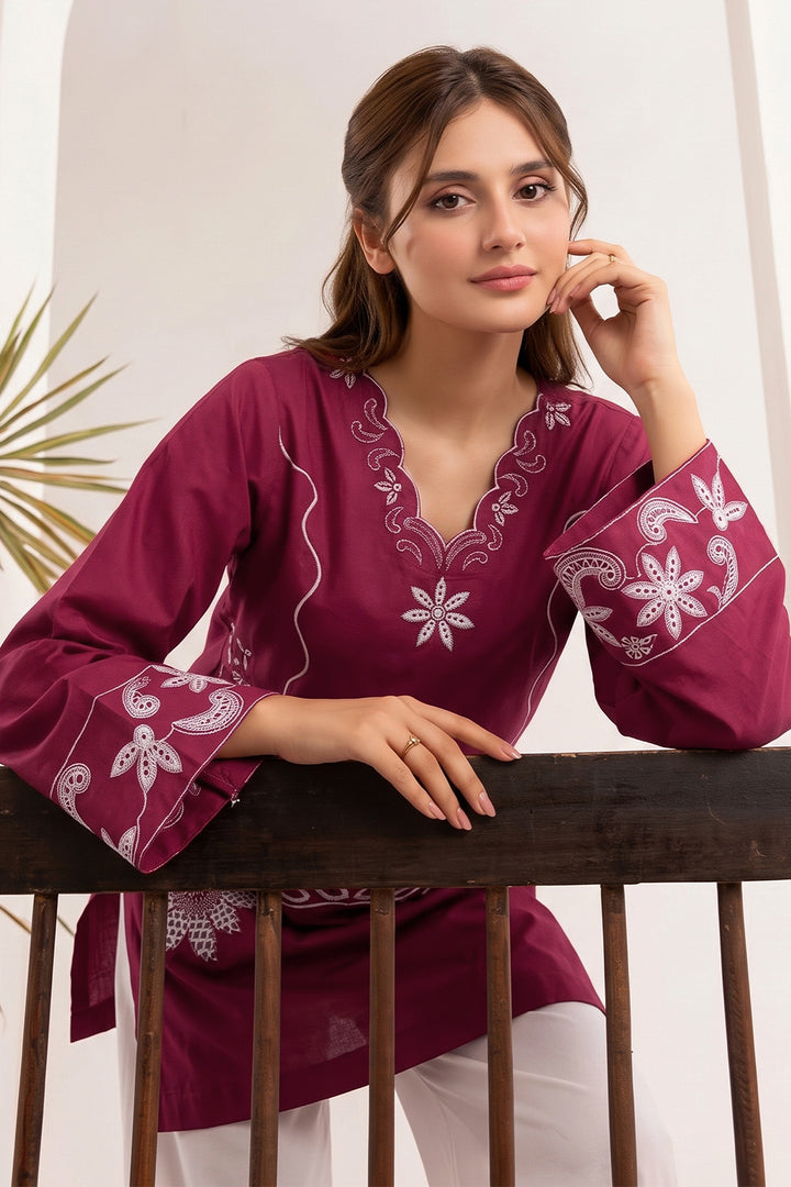 6236-MARIA EMBROIDERED LAWN STITCHED