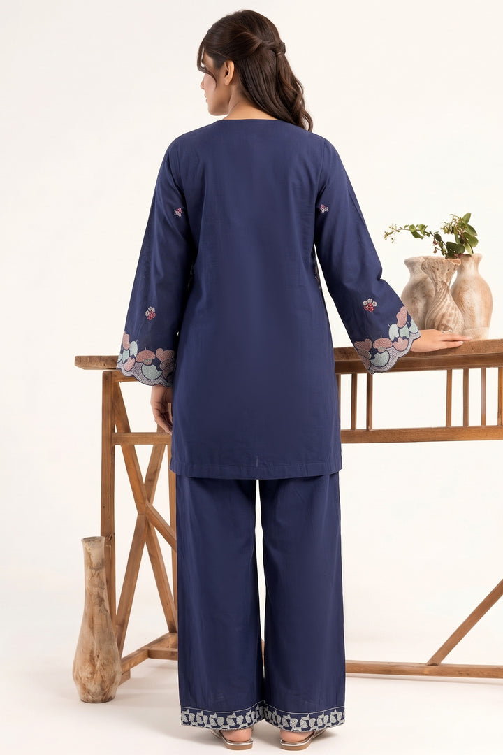 6238-RUBY EMBROIDERED LAWN STITCHED