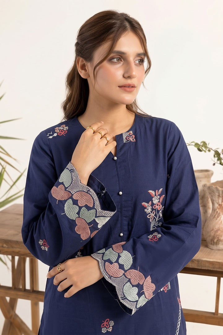 6238-RUBY EMBROIDERED LAWN STITCHED