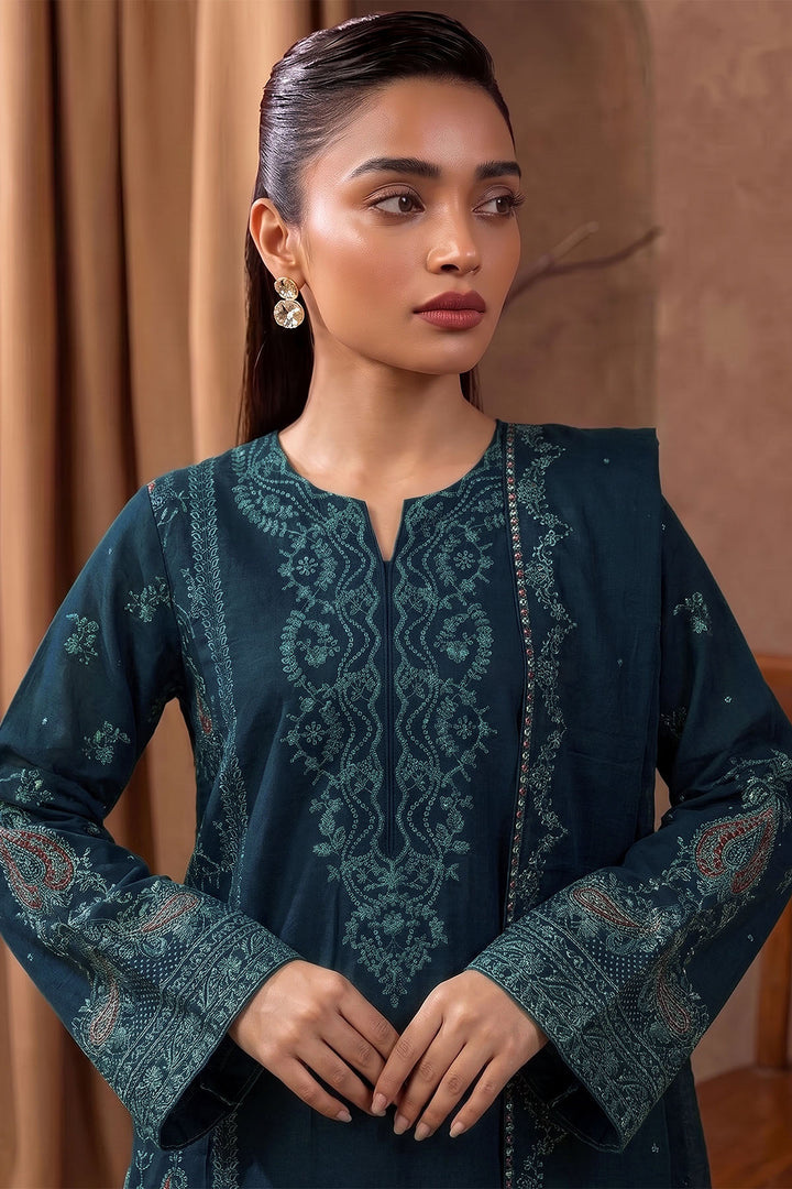 6277-ALEEN EMBROIDERED KHADDAR UNSTITCHED