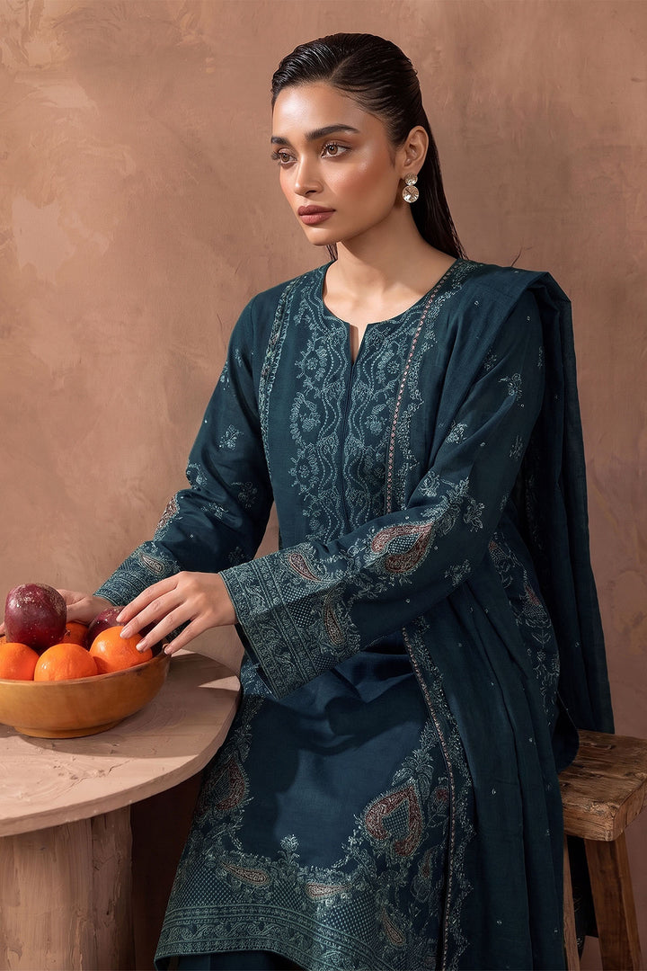 6277-ALEEN EMBROIDERED KHADDAR UNSTITCHED