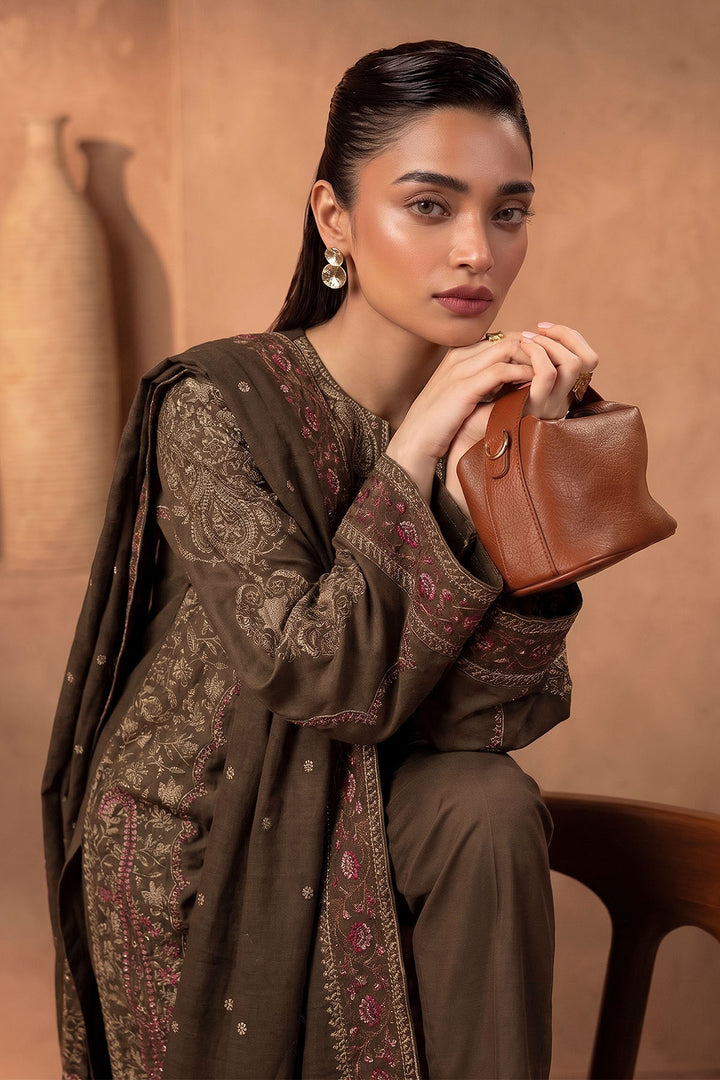 6278-JANA EMBROIDERED KHADDAR STITCHED