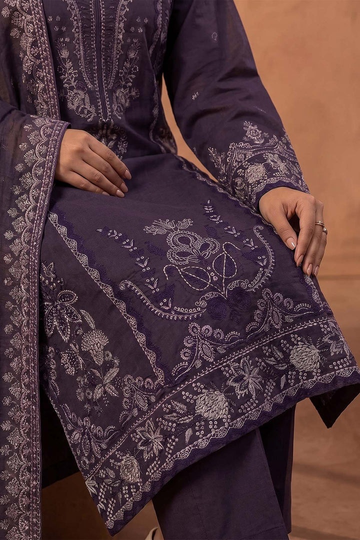 6279-MIZNA EMBROIDERED KHADDAR STITCHED