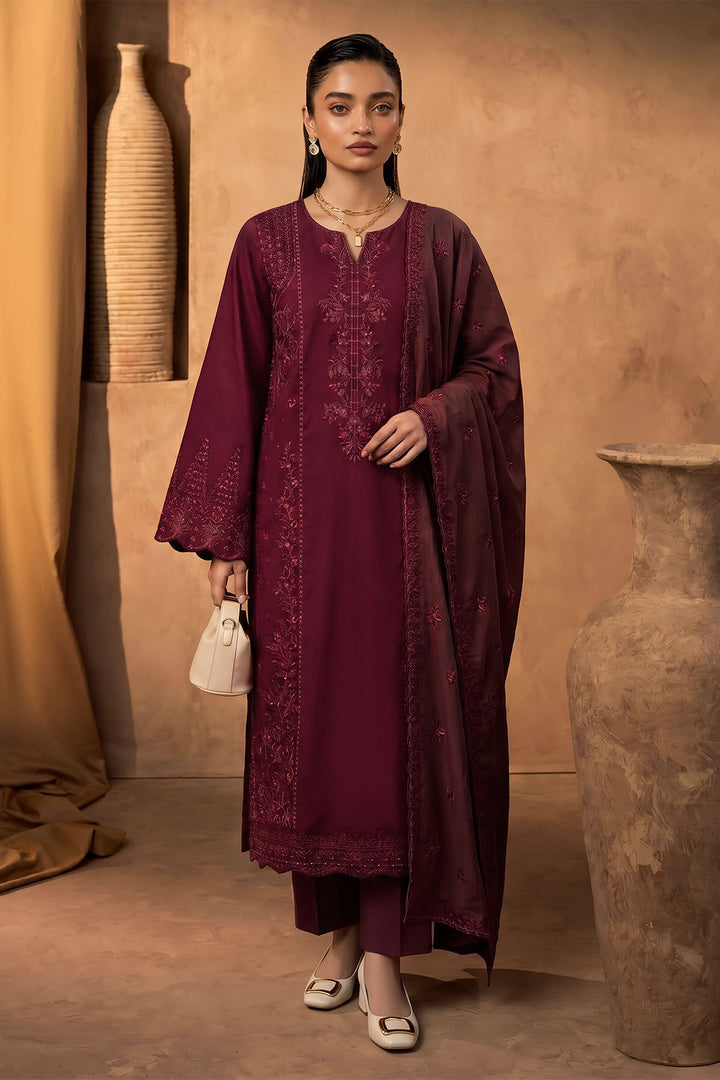 6281-ANIRA EMBROIDERED KHADDAR UNSTITCHED