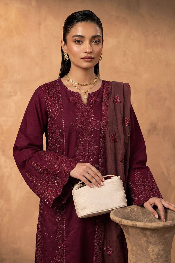 6281-ANIRA EMBROIDERED KHADDAR UNSTITCHED