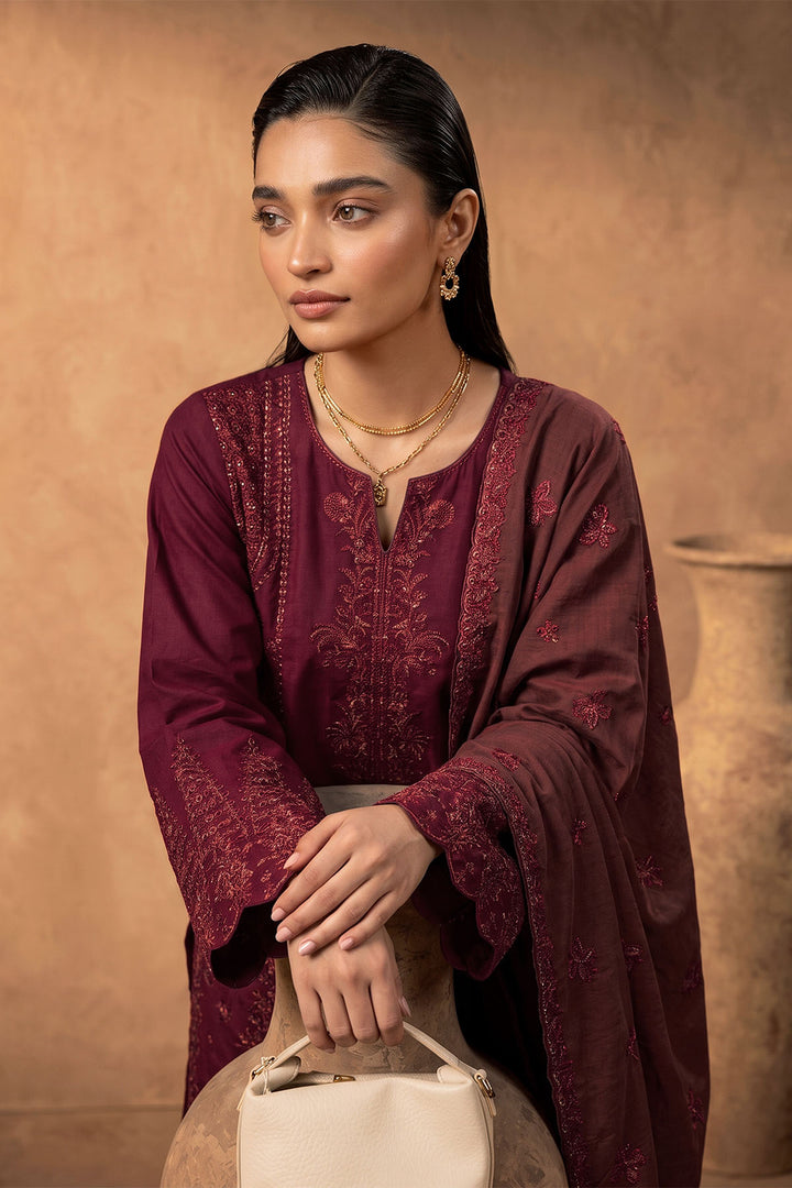 6281-ANIRA EMBROIDERED KHADDAR UNSTITCHED