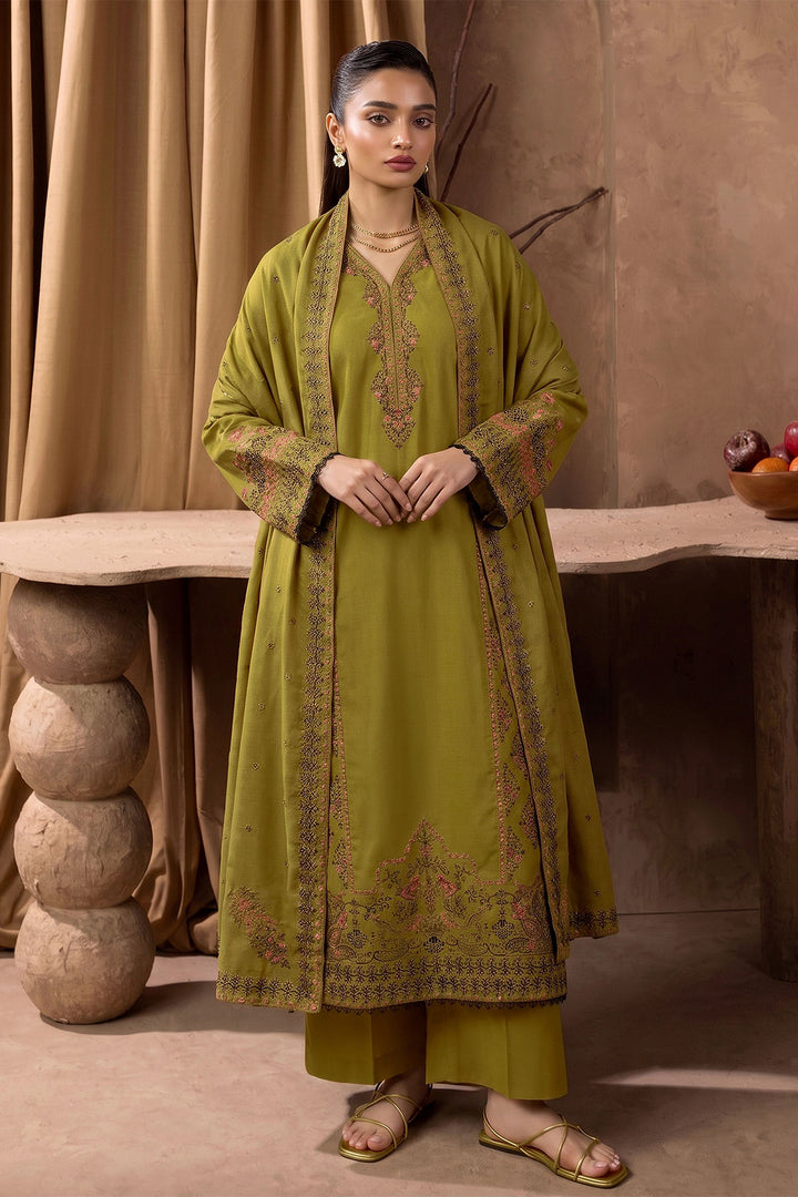 6283-NAZ EMBROIDERED KHADDAR UNSTITCHED