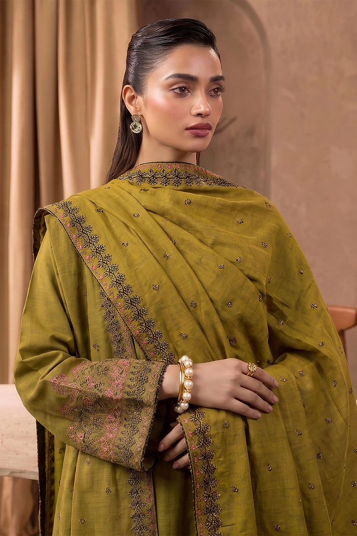 6283-NAZ EMBROIDERED KHADDAR UNSTITCHED