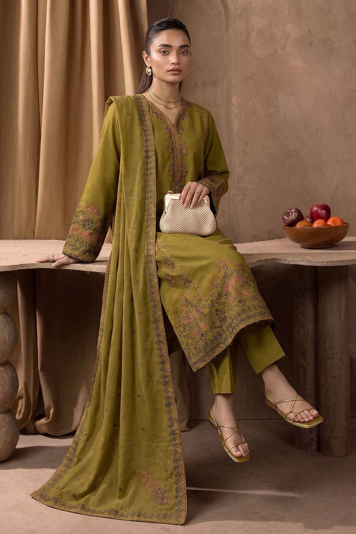 6283-NAZ EMBROIDERED KHADDAR UNSTITCHED