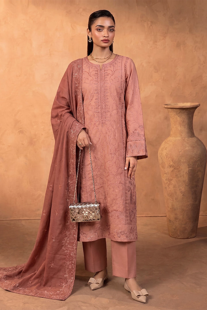 6284-NOYA EMBROIDERED KHADDAR STITCHED