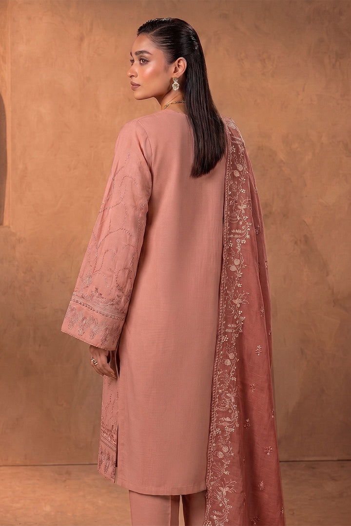 6284-NOYA EMBROIDERED KHADDAR STITCHED