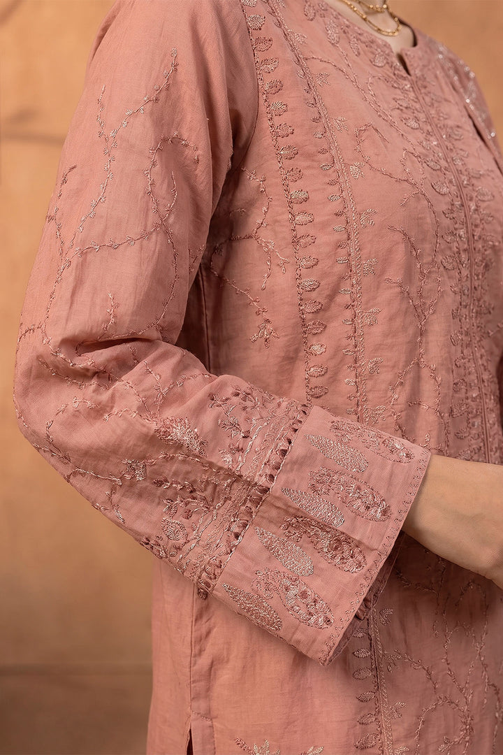 6284-NOYA EMBROIDERED KHADDAR STITCHED