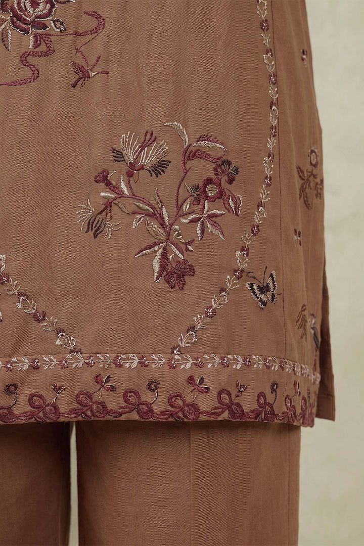 6285-NELIA EMBROIDERED KHADDAR UNSTITCHED