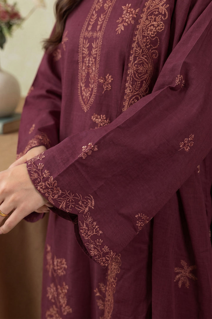 6286-YUNA EMBROIDERED KHADDAR STITCHED