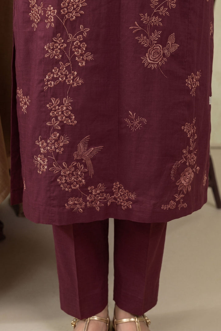 6286-YUNA EMBROIDERED KHADDAR STITCHED