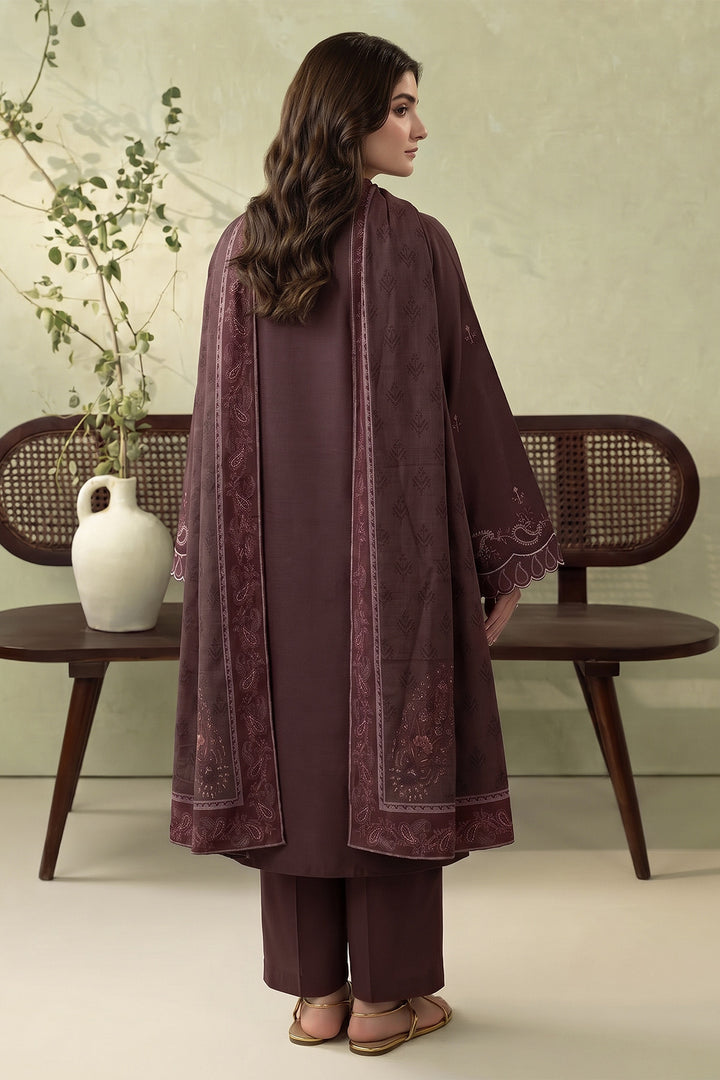 6290-ILANA EMBROIDERED KHADDAR STITCHED