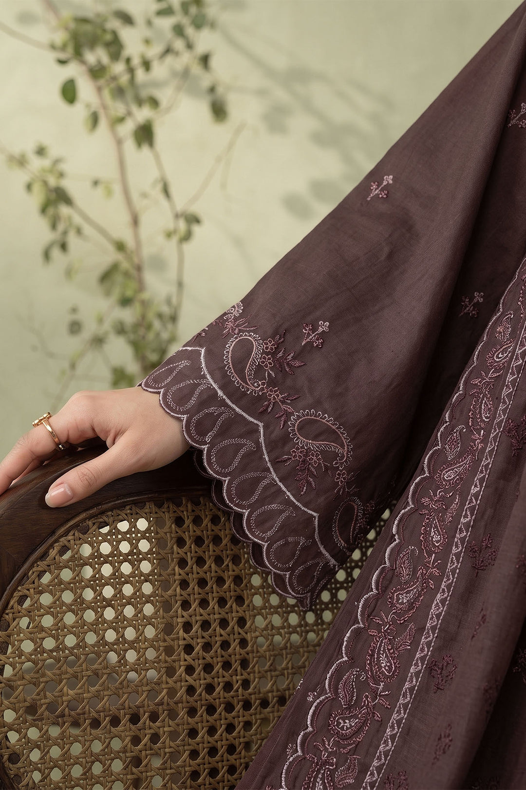 6290-ILANA EMBROIDERED KHADDAR STITCHED