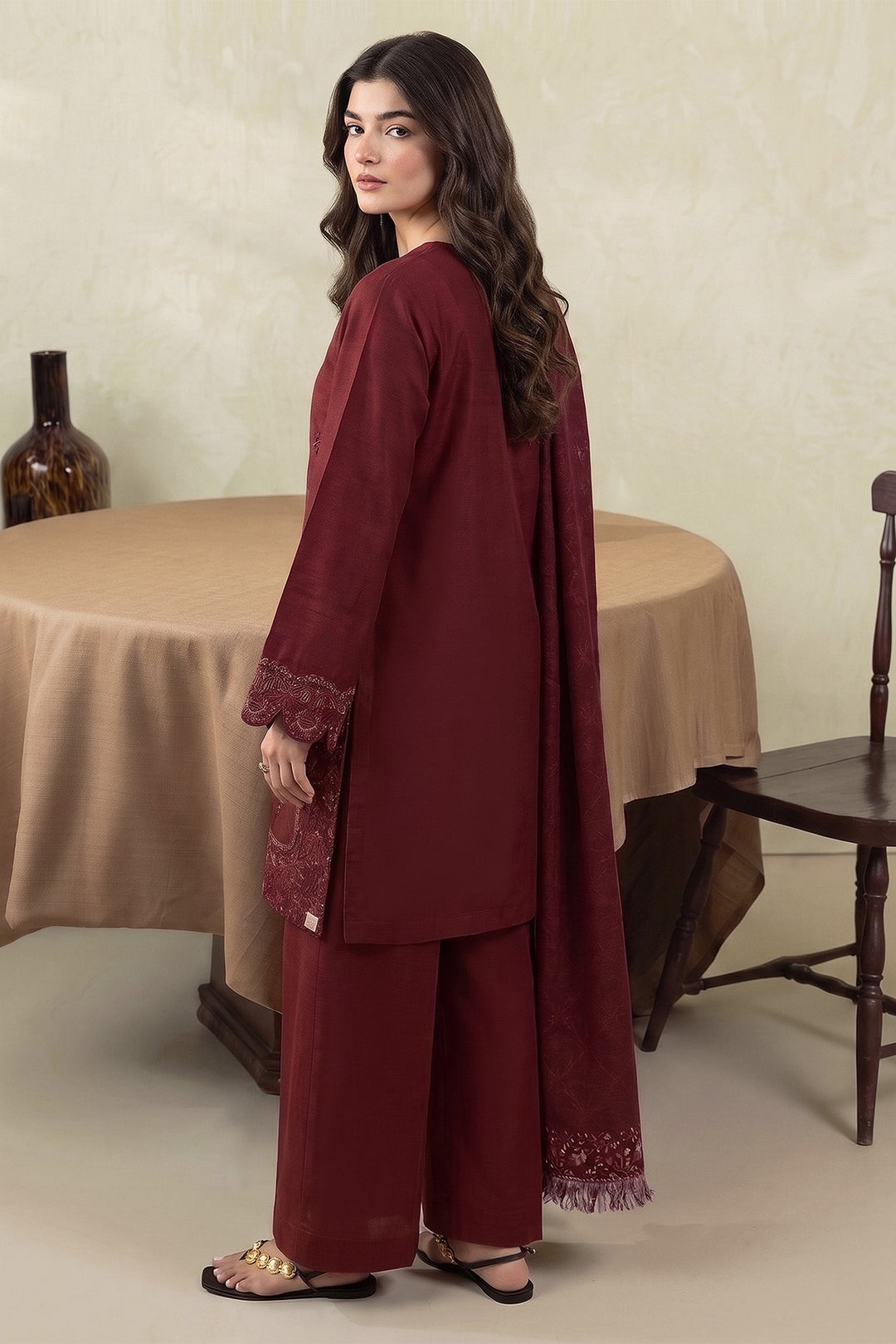6291-IMAN EMBROIDERED KHADDAR UNSTITCHED